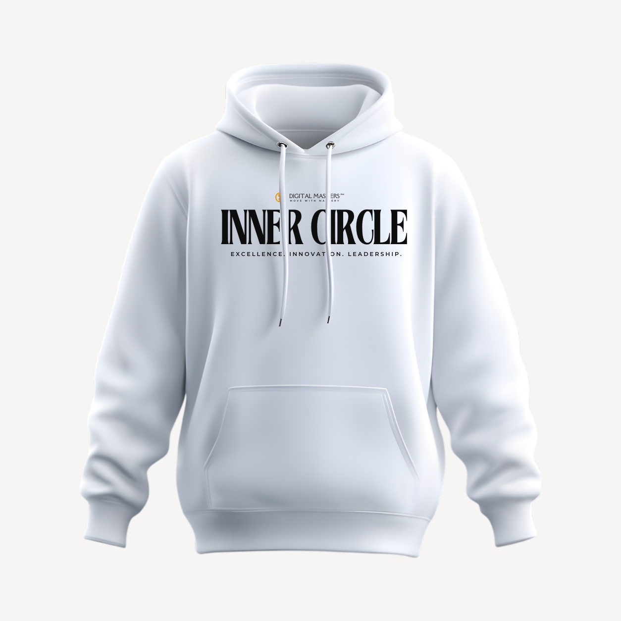 'Inner Circle' White Hoodie 